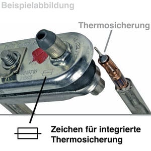Heizstab mit Fühler wie beko 2863403000 KAWEI für Waschmaschine