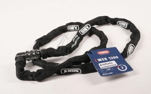 Kettenschloss ABUS 56342 Modell 1200 120 cm schwarz für E-Scooter