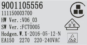Steuerungsmodul programmiert 12014265