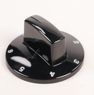 Knebel Energieregler Schwarz für Ofen AEG 8071271350 Drehknopf