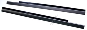 Designleiste Waschmaschine Bosch/Siemens 11054966 Links/Rechts, Edelstahl