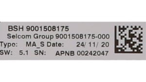 Bedienmodul blau/weisse LED 11036772