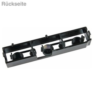 Tastenkappe schwarz bedruckt 3er DeLonghi 5913212251 Tastenreihe links