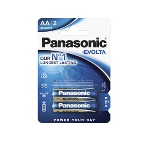 Akku Mignon P6 Panasonic Evolta bis 2450mAh 2Stk 00333078 333078 Panasonic