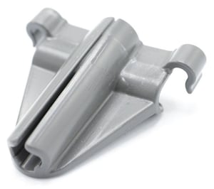 Korbhalterung links für Geschirrspüler Whirlpool 488000625772 - Kunststoff, weiß