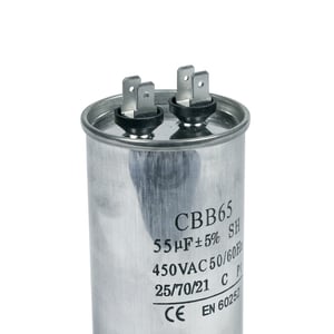 Kondensator 55,00µF 450V Universal mit Steckfahnen CBB65
