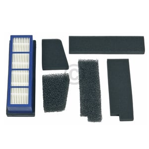 Filterset HOOVER 35601577 U72 Abluftfilter Motorschutzfilter Lamellenfilter mit Schaumfiltern für Bodenstaubsauger