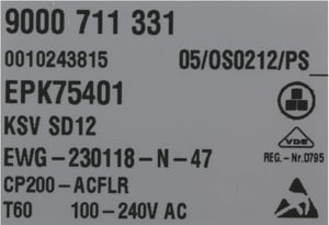 Steuerungsmodul programmiert 12011696