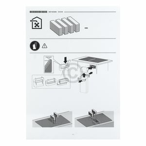 Akustikfilter Abluftbetrieb 4 Stk. Siemens HZ9VEDU0