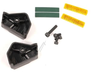 Set Hartplastikabdeckung Vorderrad mit Schrauben Reflektoren PLATUM P2E-01 für JEEP Ducati E-Scooter