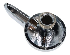 Dampftaste verchromt mit Feder für DeLonghi Kaffeemaschine AS00008931 Knopf, verchromt, Feder