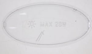 Lampenabdeckung für Dunstabzugshaube Whirlpool 482000029618 Deckenlampe