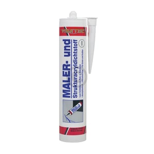 MalerAcryl StrukturAcryldichtstoff KIM-TEC 5160211 weiß für Innen und Außen 310ml