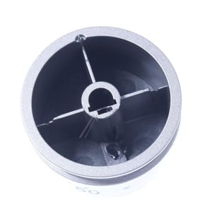 Bediendrehknopf für Amica Ofen 9070267 silber, Code2V2