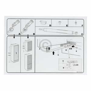 NACHRÜSTSATZ SCHLIESSDAEMPFER FESTTUER L Liebherr 9096157