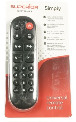 Superior Waschmaschinen-Fernbedienung SUPTLB002 große Tasten