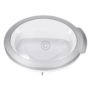 Fenster Komplette tür mit glas (silber-weiß) 11012046