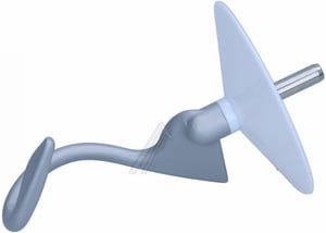 Knethaken für DeLonghi Ofen KW712210 Aluminium, Sprengring