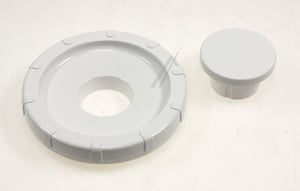 Deckel, Stopfer & Dichtung für DeLonghi Ofen KW650556 weiß