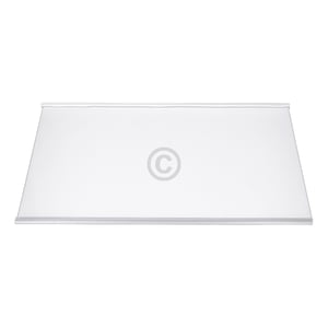 Glasplatte Whirlpool 480132101134 495x317mm mit Zierleisten für KühlGefrierKombination