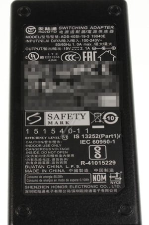 AC Adapter für Notebook Acer 25T1XM5001 19V 2.1A 40W ADS-40SI-19-3