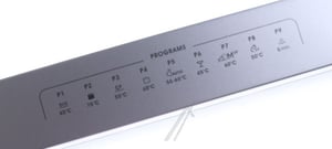 Bedienfeld für Geschirrspüler Candy Hoover 41052002 Frontblende