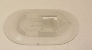 Kühlschrankabdeckung Whirlpool 481246668545 Gehäuse weiß/schwarz