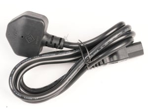 Netzkabel UK-Stecker Segway-Ninebot 01.09.0029.00 3P 10A 250V schwarz für E-Scooter Ladegerät