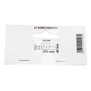Verlängerungsrohr 1 1/2"x 250mm für DN4mm Siphon KIRCHHOFF 98837488 für Spüle