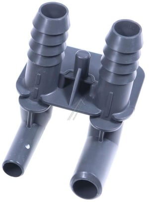 Schlauchverbinder doppelt für Trockner Whirlpool Indesit 488000846478 Schlauchkupplung