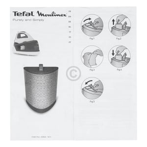 Wasserfilter - Anti-Kalk 2.Stk Tefal XD9030E0 für Dampfreiniger