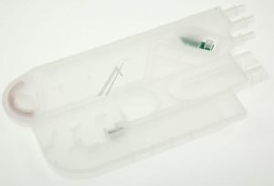 Wassertasche mit Durchflussmesser für Geschirrspüler Midea 12176000003906 Druckwächtergefäß