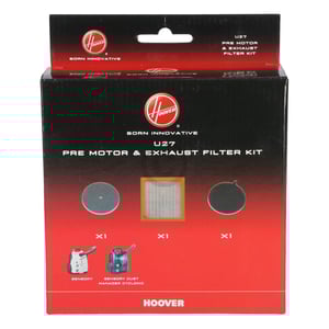 Abluftfilterkassette mit Motorschutzfiltern HOOVER 04365062 U27 für Staubsauger 04365062