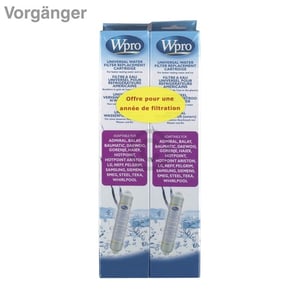 Wasserfilter Wpro 480131000117 SMS200 für Kühlschrank 2Stk