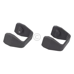 Klammer Set für Türscharnier GAGGENAU 10020041 in Kaffeemaschine 2Stk