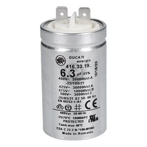 Kondensator BOSCH 00604273 6,3µF 425V Ducati 416.33.19.. für Dunstabzugshaube