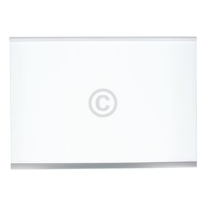 Glasplatte Whirlpool 481010667591 485x343mm mit Leisten für Kühlteilinnenraum KühlGefrierKombination