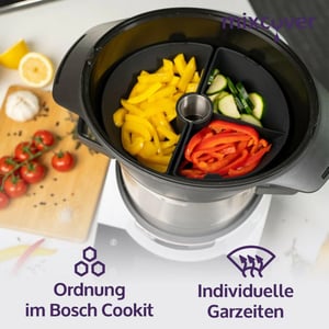 Garraumteiler (Viertel) für Bosch Cookit Dampfgarraum