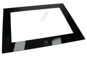 Hublot schwarz für Ofen Electrolux 140126519200 Sichtfenster 595.5x4