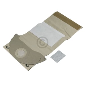 Filterbeutel Kärcher 6.904-143.0 u.a. für 2501, 2601 für Staubsauger 5Stk