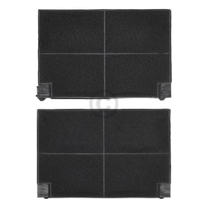 Kohlefilter Set wie Electrolux 9029800621 EFF55 225x155mm für Dunstabzugshaube 2Stk