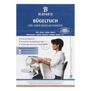 Bügeltuch universal Walzbreite 85cm BLUPARTS für Mangel Bügelautomat 10108576