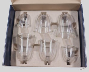 Thermogläser-Set für DeLonghi Kaffeemaschine 5513284451 Espresso, Cappuccino, Latte Macchiato