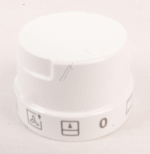 Knopf für Ofen Electrolux AEG 140144571043 Funktion weiß 9+0