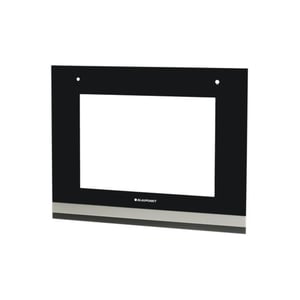 Frontglasscheibe für 60cm Geräte, Farbe: schwarz, edelstahl 00776392