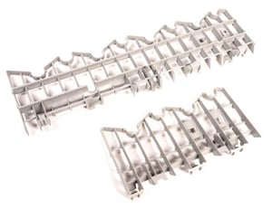 Tassenetagere Ablagenset für Geschirrspüler Bosch Siemens 12056031 lang, kurz, hellgrau