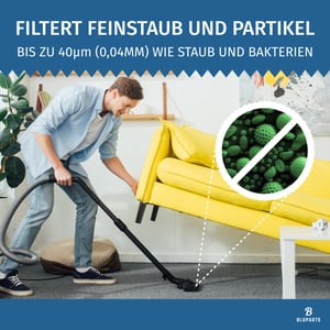 Aktiv Hepa Filter [2 Stück] passend für Miele SF-HA 50