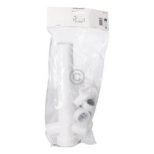Verstellrohr 1 1/2"x40mmØ mit 2 Geräteanschlüssen für Spülbeckensiphon 98837148