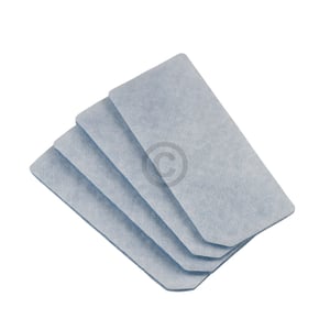 Abluftfiltermatte Miele 9724050 RX1-AC 120x52mm für Saugroboter 4Stk