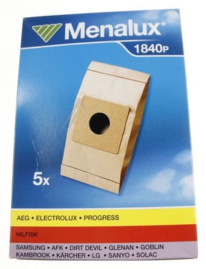 Vlies-Staubbeutel 1840P für Staubsauger Electrolux AEG 9002561109 5er Pack